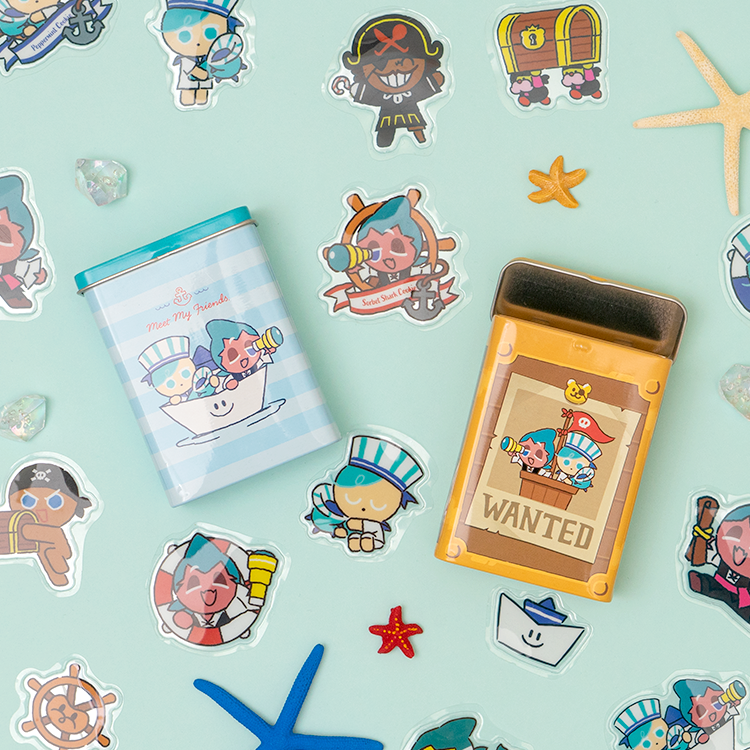 Cookie Run Mini Tin Box Sticker Pack (2)