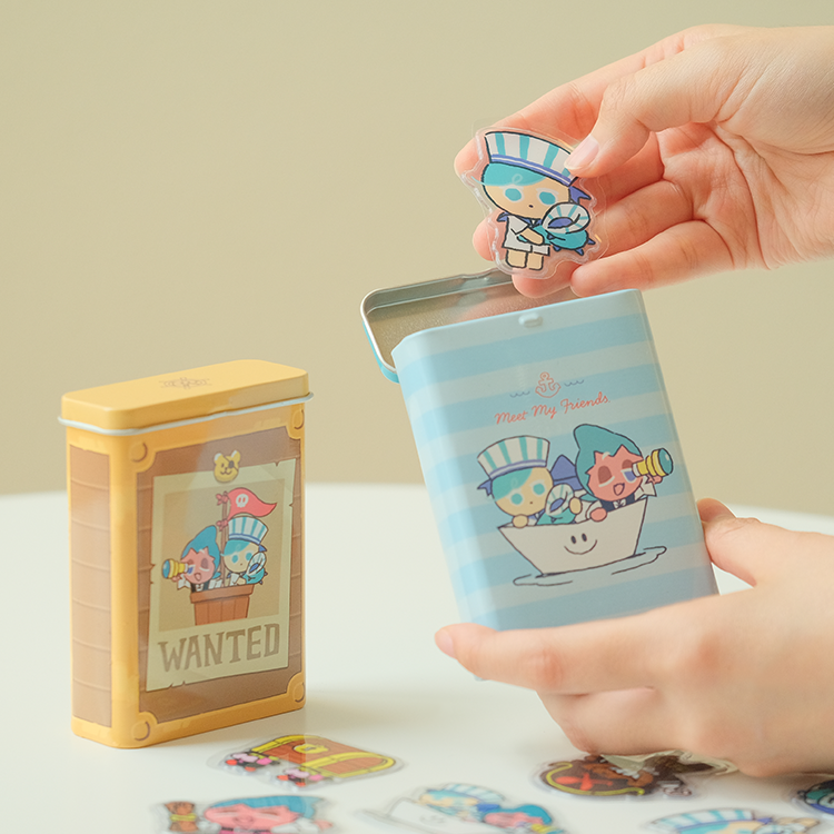 Cookie Run Mini Tin Box Sticker Pack (2)