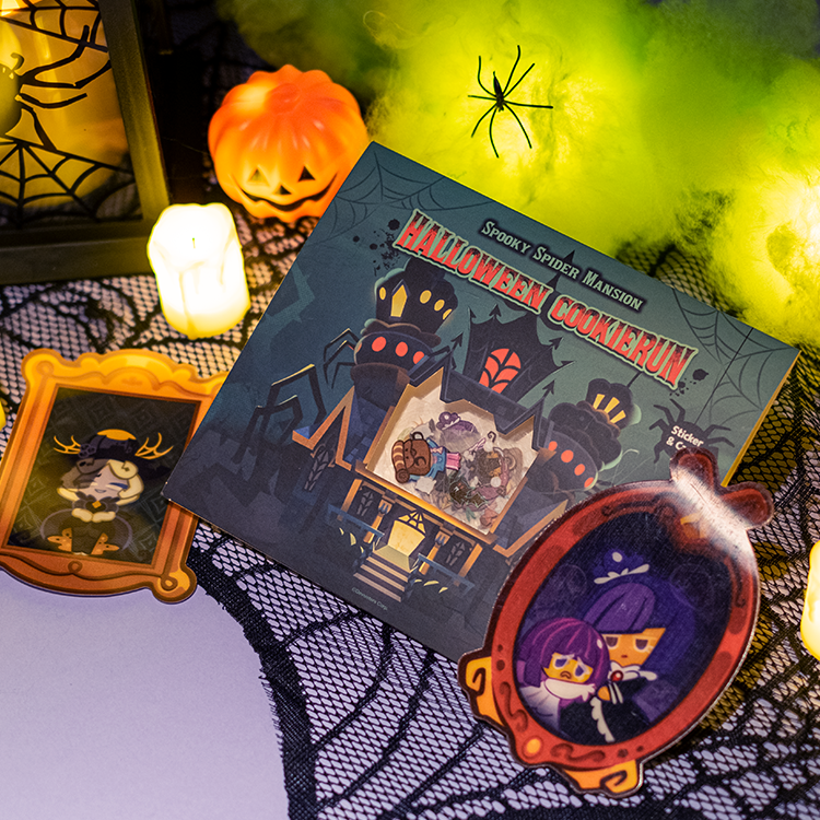 Cookie Run Halloween Spider Mansion Set