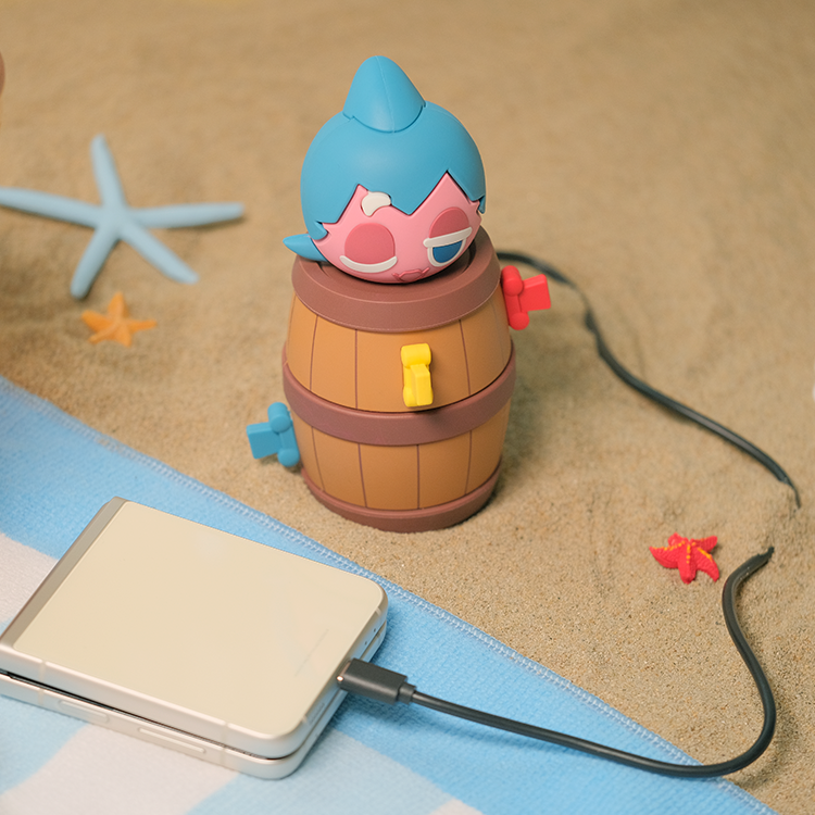 Cookie Run Sorbet Shark Cookie Figure Portable Charger