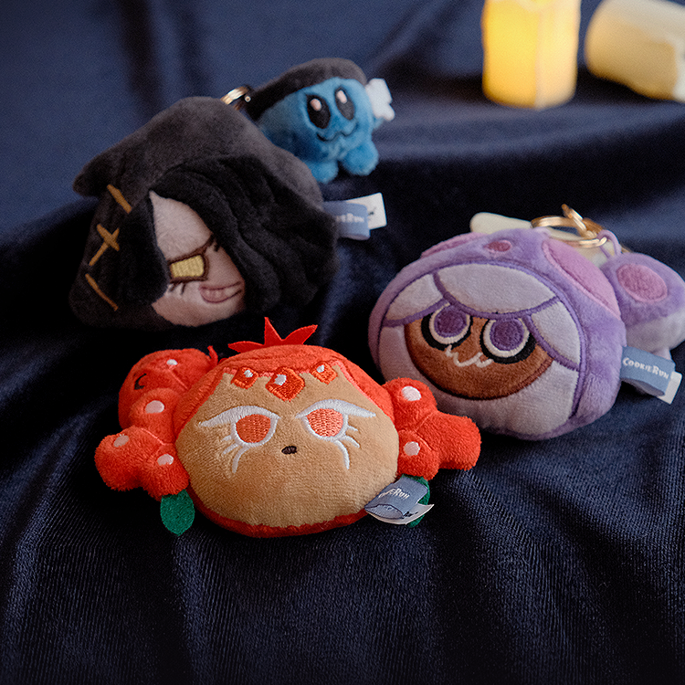 Cookie Run Mascot Plush Keychains Villains (3)