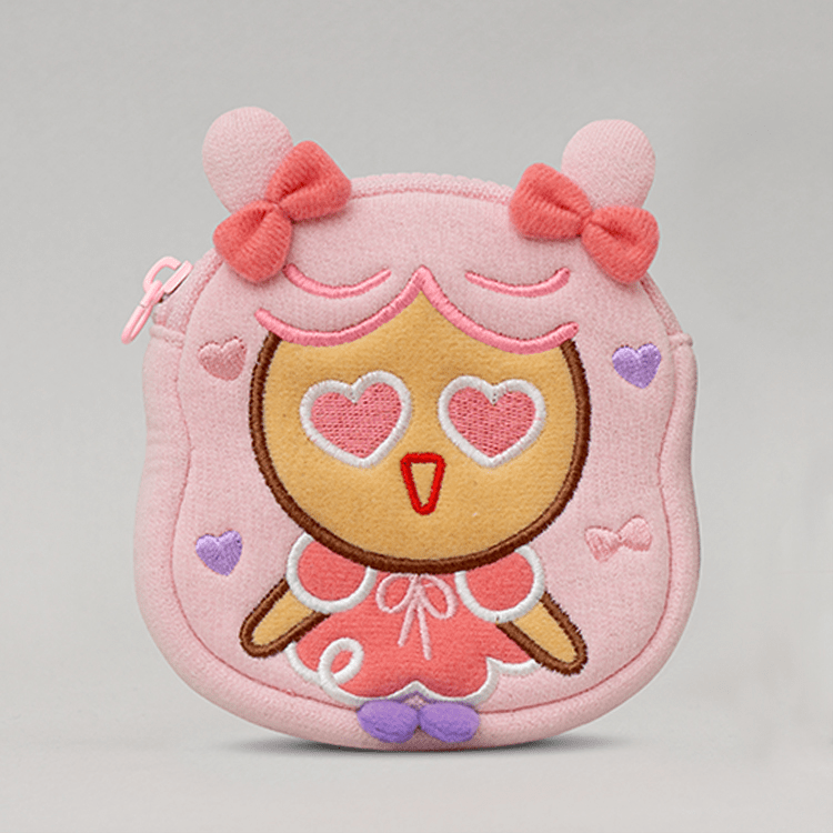 Cookie Run Cotton Candy Cookie Plush Pouch Bag