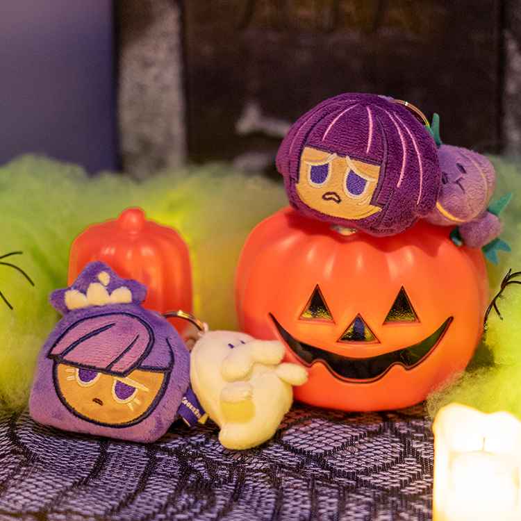 Cookie Run Mascot Plushie Keychains: Spider Mansion