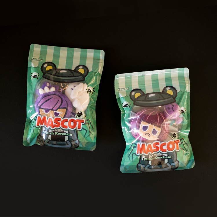 Cookie Run Mascot Plushie Keychains: Spider Mansion